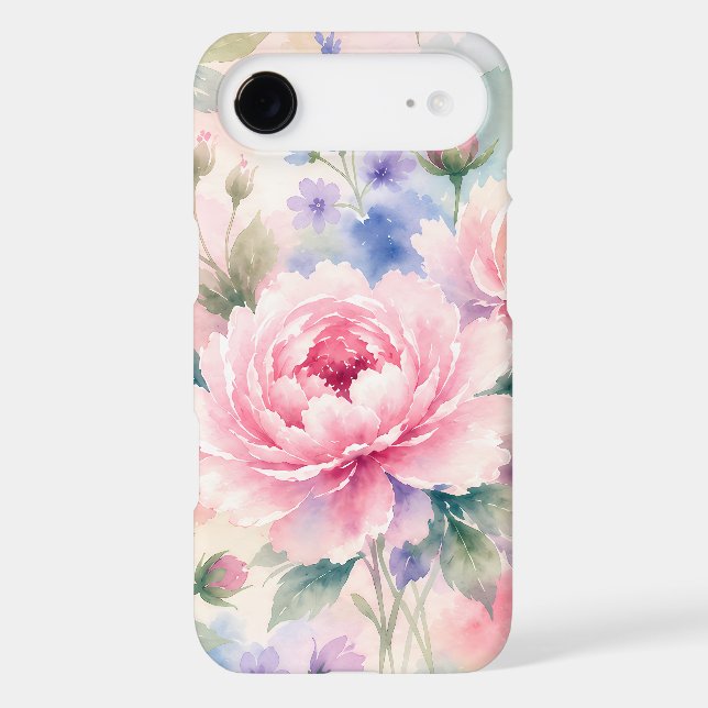 Watercolor Peony Flower (Back)