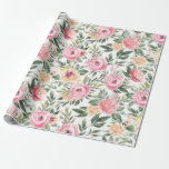 Watercolor Peony Wrapping Paper<br><div class="desc">Please look for coordinating items in the shop!</div>