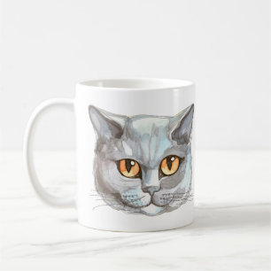 Watercolor Persian cat Coffee Mug