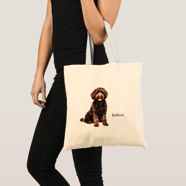Watercolor Pet Image Personalised  Tote Bag (Front (Product))