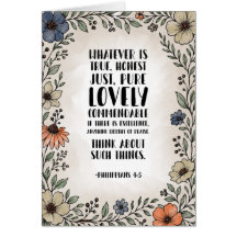 Watercolor Philippians 4:8