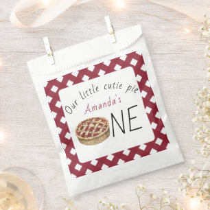 Watercolor Pie Kids Birthday Favour Bag