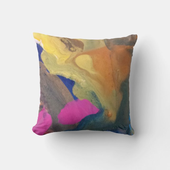 watercolor pillow (Front)