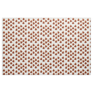 Watercolor Pine cones Fabric