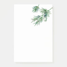 Watercolor Pine Needles