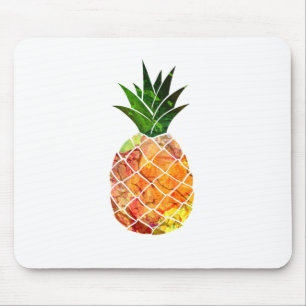 Watercolor Pineapple Mouse Pad