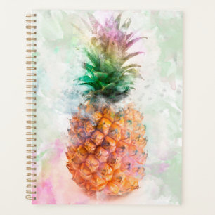 Watercolor Pineapple Planner