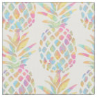 Watercolor Pineapple Tropical Rainbow Pattern
