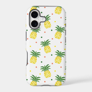 watercolor pineapples pattern