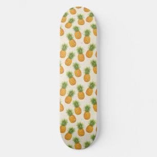 Watercolor Pineapples Skateboard