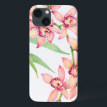 Watercolor Pink Flowers iPhone 13 Case<br><div class="desc">Watercolor Pink Flowers Artist: Tim OToole</div>