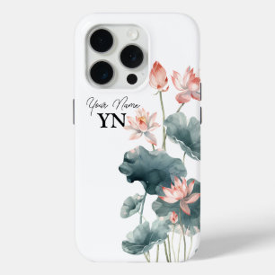 Watercolor Pink Flowers iPhone Case