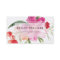 Watercolor Pink Flowers Posy Floral Business Card