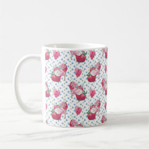 Watercolor Pink Peonies,watercolor shoe Coffee Mug