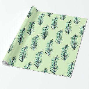 Watercolor Plant pattern Wrapping Paper