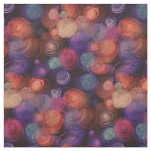 Watercolor Polka Dots Pattern + your ideas Fabric