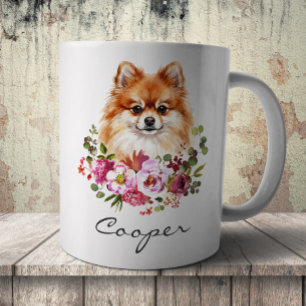 Watercolor Pomeranian Coffee Mug