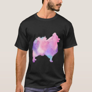 Watercolor Pomeranian Dog Pom Dog T-Shirt