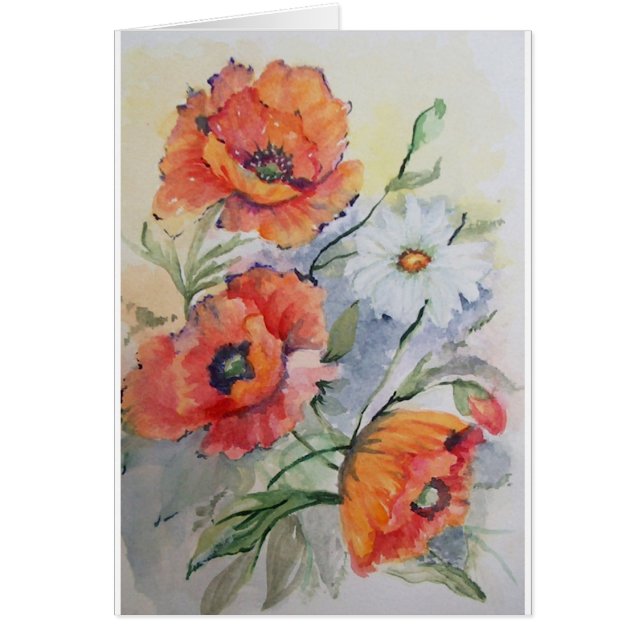 Watercolor poppies (Front)