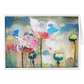 Watercolor Poppies