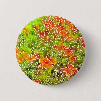 Watercolor Poppies 6 Cm Round Badge