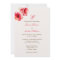 Watercolor Poppies Wedding Invitations