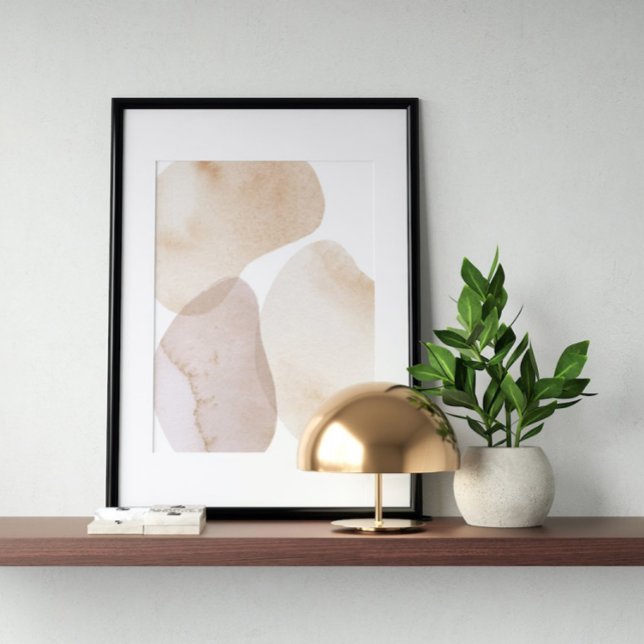 Watercolor poster Abstract Geometrical modern art (Creator Uploaded)