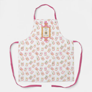Watercolor Press for Mahjong Champagne Party Apron