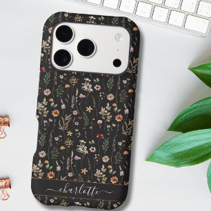 Watercolor Pretty Floral Wild flowers Pattern