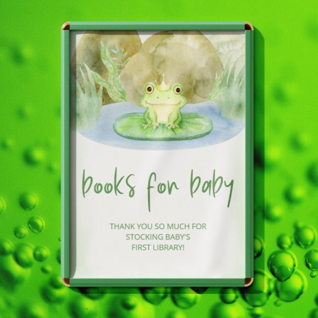 Watercolor Princess Frog  books for baby Poster (Creator Uploaded)