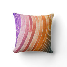 Watercolor Print Throw-Pillow / Interior Design