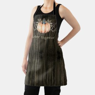 Watercolor Pumpkin Apron