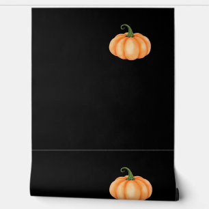 Watercolor Pumpkin – Autumn and Halloween Design O Wallpaper