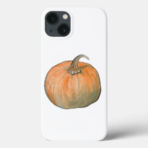 Watercolor Pumpkin iPhone 13 Case