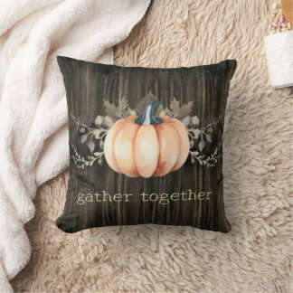 Watercolor Pumpkin Cushion