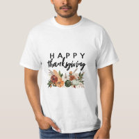 watercolor pumpkin harvest happy thanksgiving