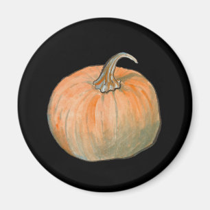 Watercolor Pumpkin Magnet