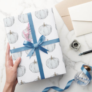 Watercolor Pumpkin Pattern Wrapping Paper