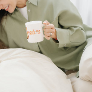 Watercolor Pumpkin Spice Season Sitting Fox  Coffee Mug