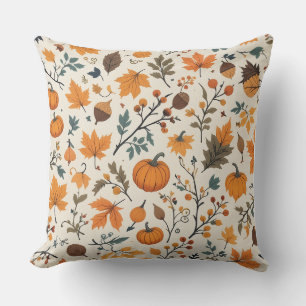 watercolor Pumpkin Style Pillow Cover