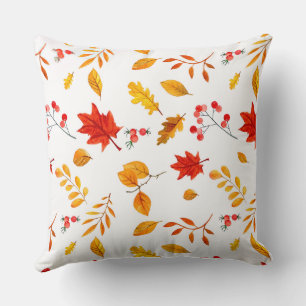 watercolor Pumpkin Style Pillow Cover