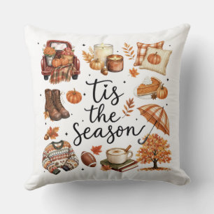 watercolor Pumpkin Style Pillow Cover