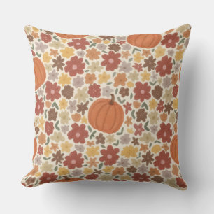 watercolor Pumpkin Style Pillow Cover