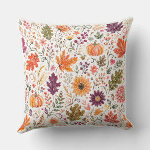 watercolor Pumpkin Style Pillow Cover