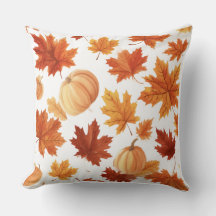 watercolor Pumpkin Style  Pillow Cover 