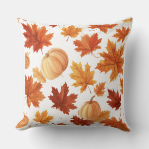 watercolor Pumpkin Style Pillow Cover
