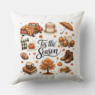 watercolor Pumpkin Style Pillow Cover
