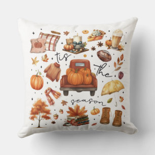 watercolor Pumpkin Style Pillow Cover