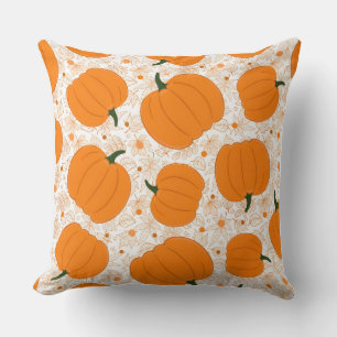 watercolor Pumpkin Style Pillow Cover