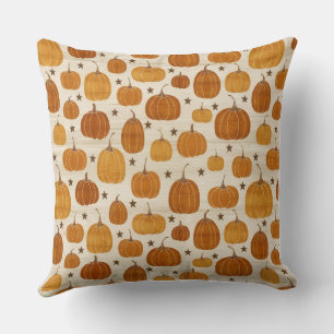 watercolor Pumpkin Style Pillow Cover